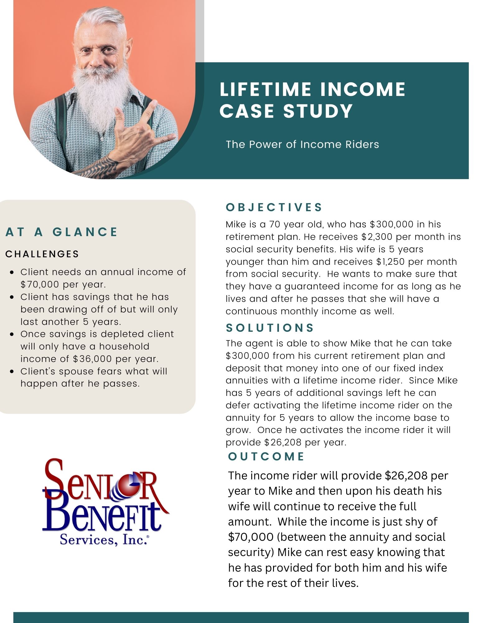 Retirement Plan Lifetime Income Case Study