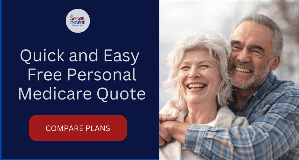 Free-Personalized-Medicare-Quote-With-Senior-Benefit-Client-Near-Maryland-Pennsylvania-West-Virginia-Smiling-Couple-Blue-Side