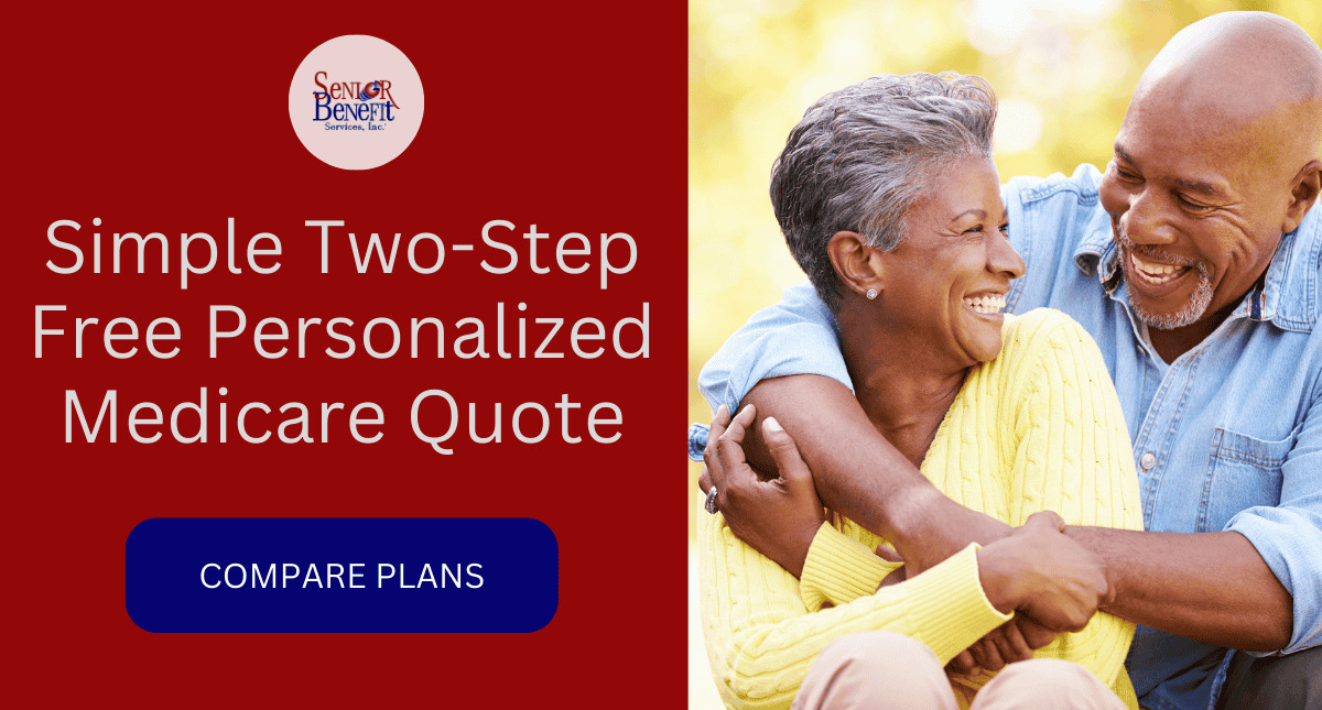 Free-Personalized-Medicare-Quote-With-Senior-Benefit-Client-Near-Maryland-Pennsylvania-West-Virginia-Smiling-Couple-Red-Side