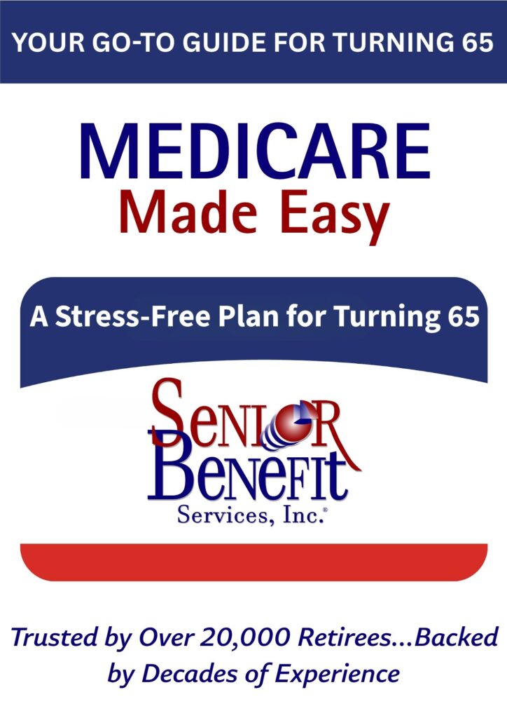 Learn how Medicare works, understand your enrollment options, compare Medicare Supplement and Medicare Advantage plans, and gain confidence as you approach age 65. This Free Medicare Guide from Senior Benefit Services is the ultimate resource.
